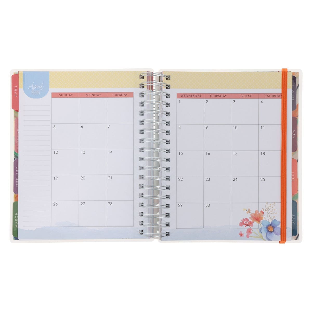 9780638003734_feature4 2026 Diary - 18-Month Planner for Women - Blessed Is the One - Wirebound - Image 9