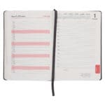 2026 Diary - Chronos Daily Planner - Grey Imitation Leather - Image 12