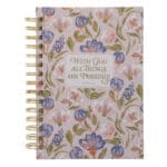 With God All Things Are Possible Hardcover Wirebound Journal - Image 4