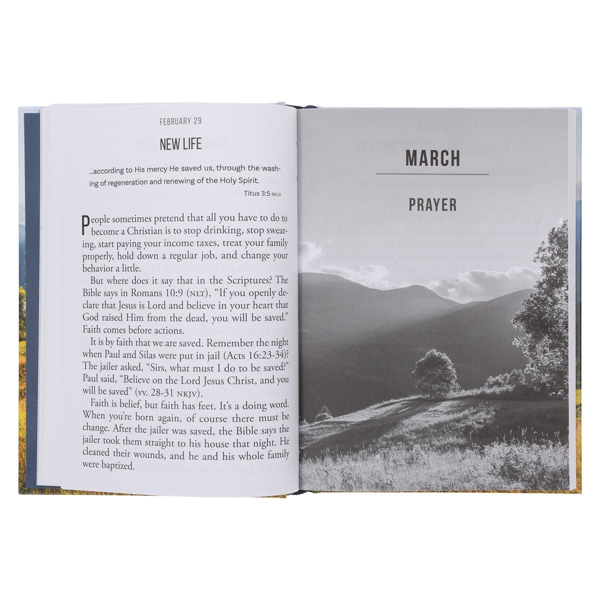 9780638004366_feature2 Firm Faith Large Print: 366 Devotions on Following Jesus and Living Life to the Full HC - Image 4