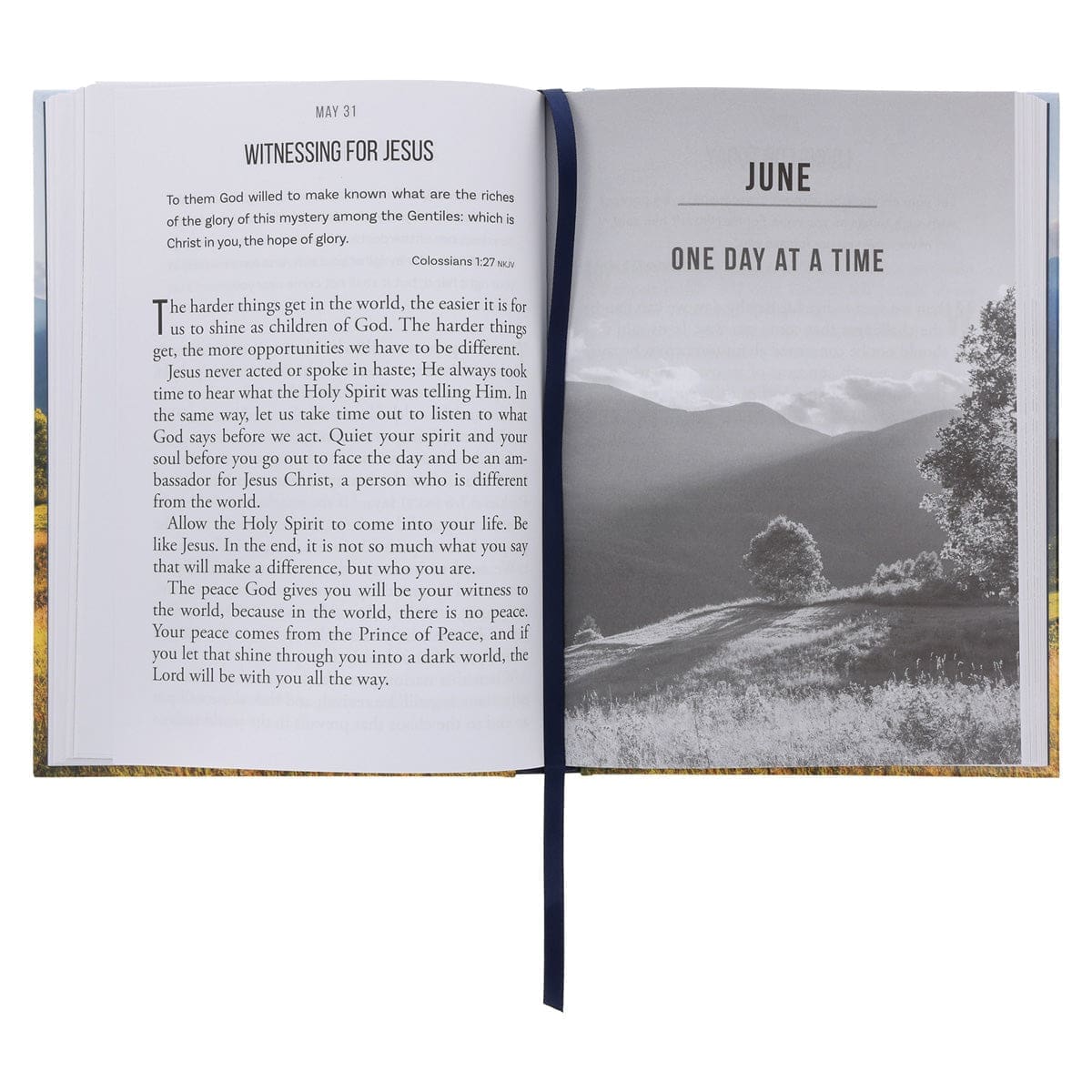 9780638004366_feature4 Firm Faith Large Print: 366 Devotions on Following Jesus and Living Life to the Full HC - Image 5