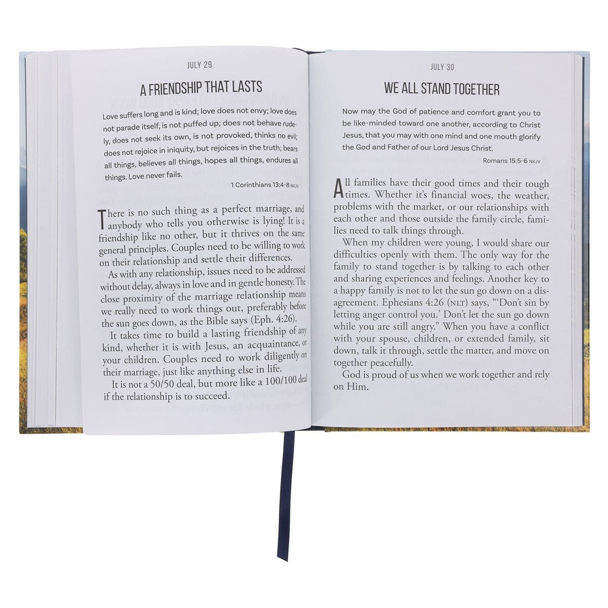 9780638004366_feature5 Firm Faith Large Print: 366 Devotions on Following Jesus and Living Life to the Full HC - Image 6
