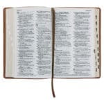 NLT Tan Genuine Leather Flexcover Standard Bible with Indexing Tabs - Image 2