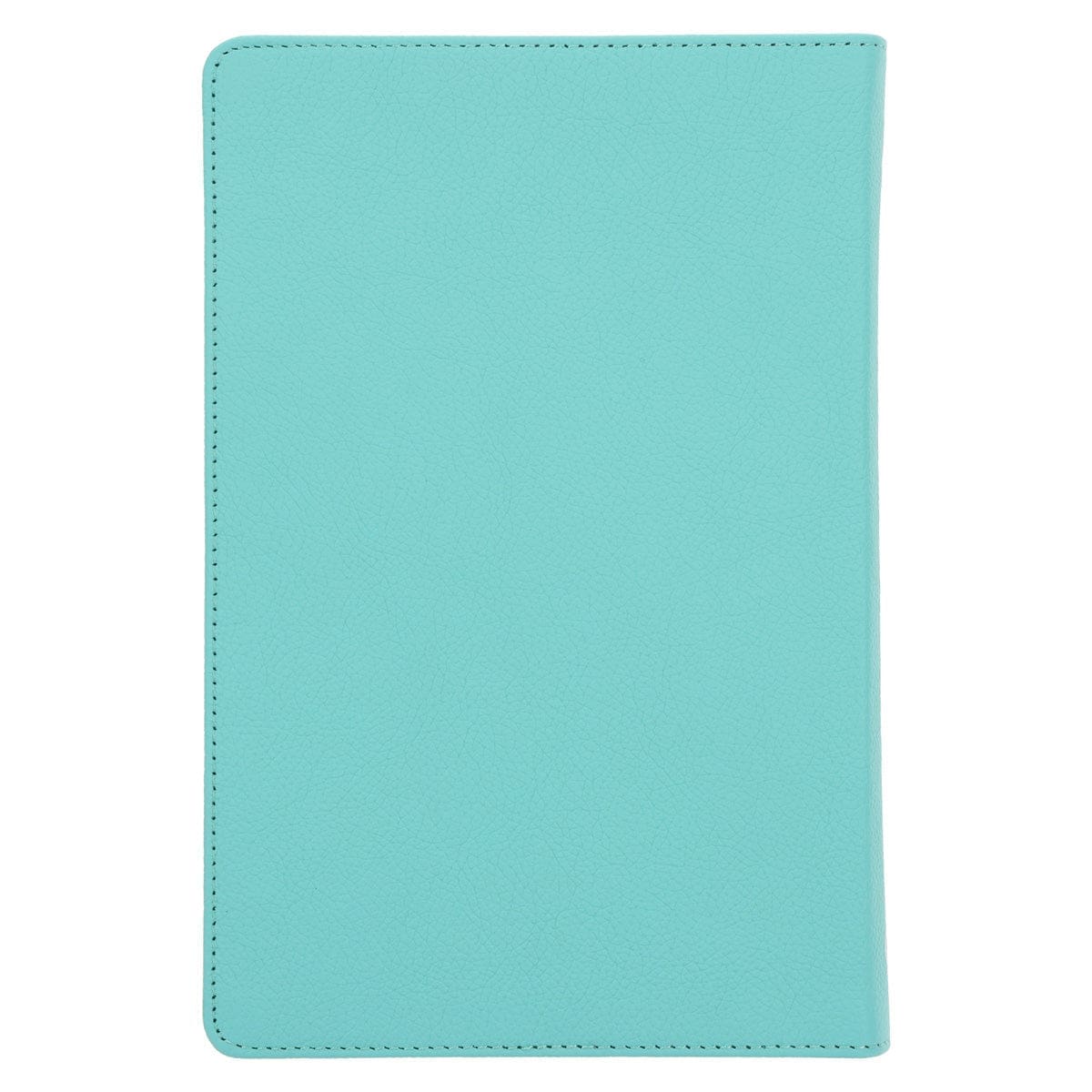 9780638004540_back NLT Aquamarine Genuine Leather Flexcover Standard Bible - Image 2