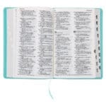 NLT Aquamarine Genuine Leather Flexcover Standard Bible - Image 6