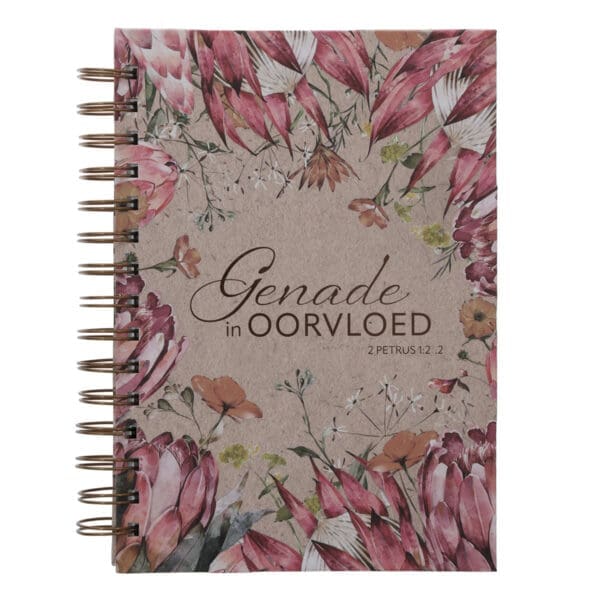 Genade in Oorvloed Afrikaans Hardcover Wirebound Journal - Image 1