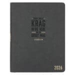 2026 A4 Dagboek - Professionele Jaarbeplanner - Soek Julle Krag in die Here - Kunsleer - Image 8