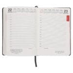 2026 Dagboek - Chronos Dagbeplanner - Grys Kunsleer - Image 14