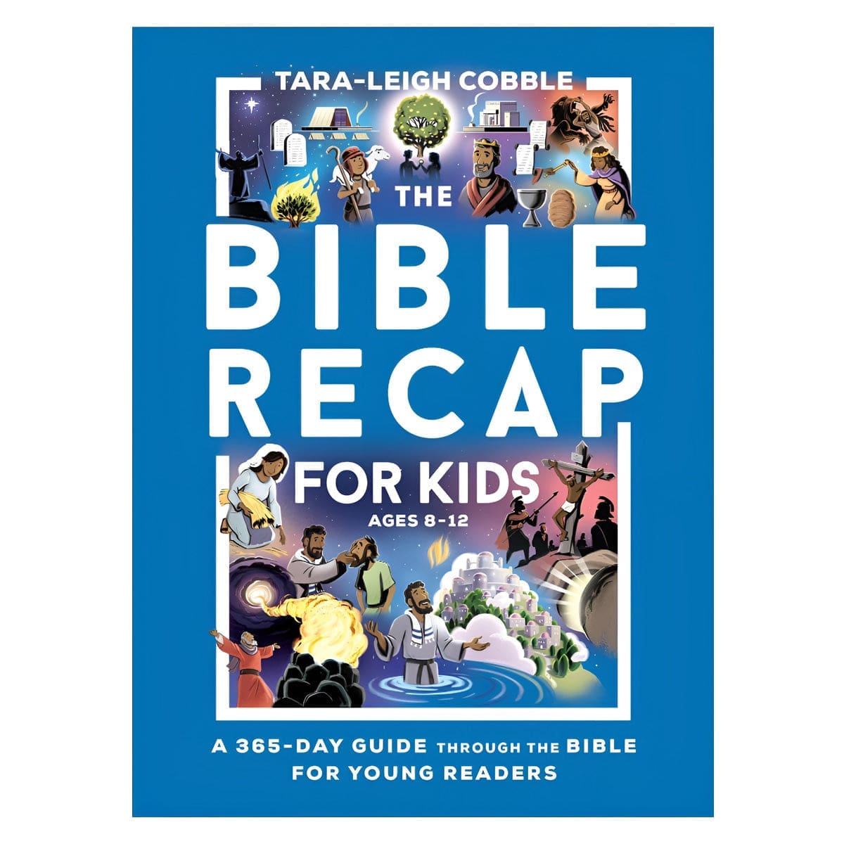 9780764240355_front The Bible Recap for Kids: A 365-Day Guide Through the Bible for Young Readers (Paperback) - Image 1