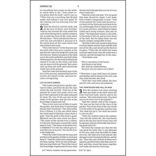NKJV Bride's Bible Red Letter Edition White (Comfort Print)(Imitation Leather) - Image 4
