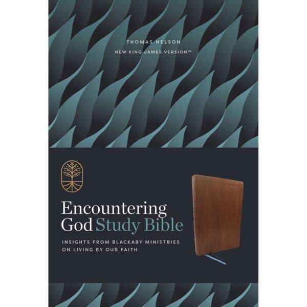 NKJV Brown Imitation Leather Encountering God Study Bible Index Comfort Print - Image 2