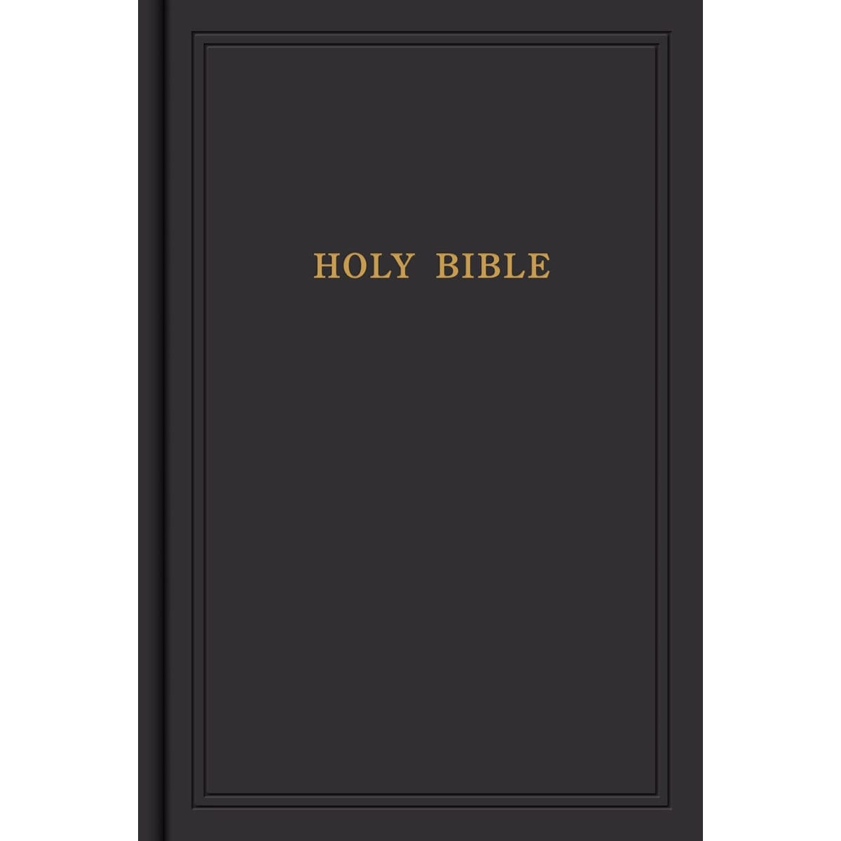 9781087747460_front KJV Pew Bible Black (Hardcover) - Image 1