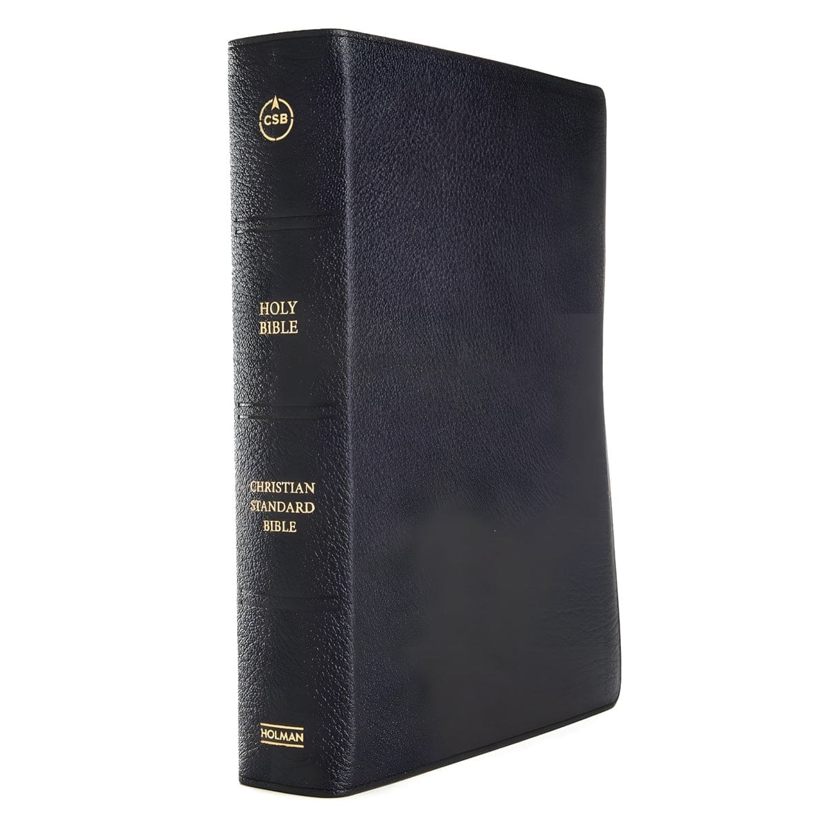 9781087752310_front CSB Study Bible Premium Goatskin Black (Handcrafted Collection)(Genuine Leather) - Image 1
