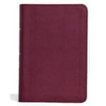 CSB Cranberry Imitation Leather Compact Reference Bible Large Print - Image 7