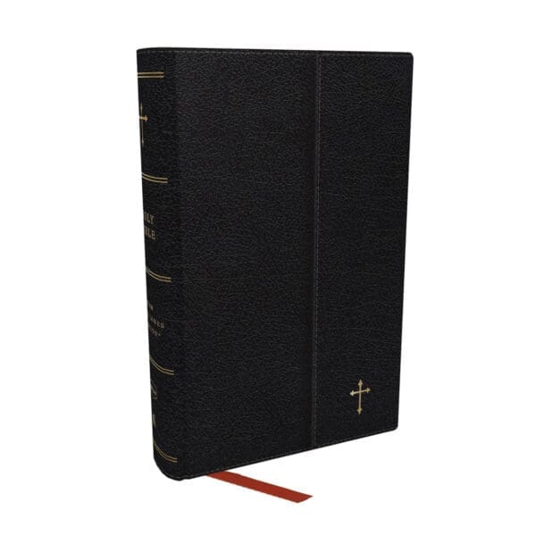 NKJV Compact Paragraph-Style Ref Bible Red Letter Black (Comfort Print)(Flexcover) - Image 1