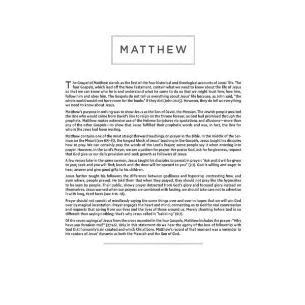 NIV Hardcover Prayer Bible Comfort Print - Image 3