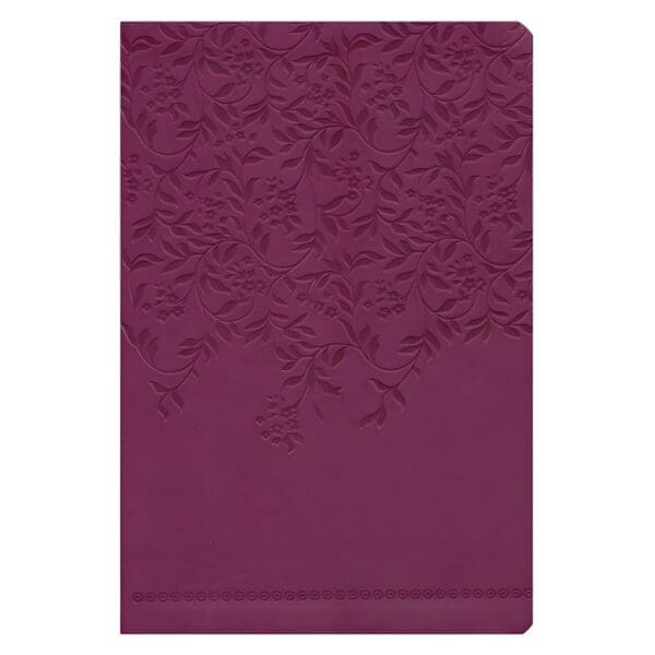 NKJV Purple Imitation Leather Women of Faith Devotional Bible - Image 2