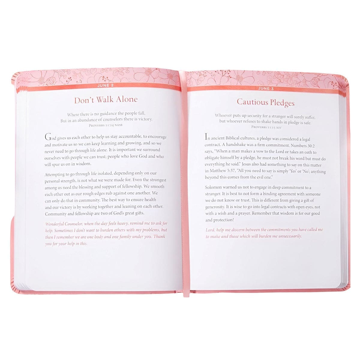9781424570850_feature1 Daily Wisdom for Women: A 365-Day Devotional (Imitation Leather) - Image 3