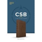 CSB Brown Imitation Leather Personal Size Bible Giant Print - Image 2