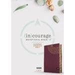 CSB Bordeaux Imitation Leather (In) Courage Devotional Bible Indexed - Image 2