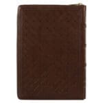 NLV Neutbruin Kunsleer Bybel Grootdruk Met Ritssluiter & Duimgrepe - Image 25