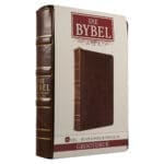 NLV Neutbruin Kunsleer Bybel Grootdruk Met Ritssluiter & Duimgrepe - Image 26