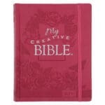 KJV Pink Faux Leather Hardcover My Creative Bible - Image 12