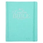 KJV Aquamarine Faux Leather Hardcover My Creative Bible - Image 11