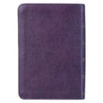 KJV Purple Faux Leather Compact Bible Large Print Red Letter - Image 37