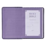 KJV Purple Faux Leather Mini Pocket Bible - Image 41