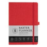Baxter Undated Planner Red (Durable Synthetic Fibre Flexcover) - Image 36