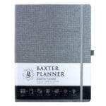 Baxter Undated Planner A4 Grey (Durable Synthetic Fibre Flexcover) - Image 25