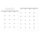 Baxter Undated Planner A4 Black (Durable Synthetic Fibre Flexcover) - Image 27