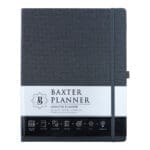 Baxter Undated Planner A4 Black (Durable Synthetic Fibre Flexcover) - Image 25