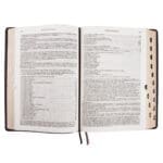 NLT Dark Brown Faux Leather Thumb Indexed Spiritual Growth Bible - Image 37