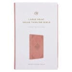 ESV Blush Rose Fleur-de-lis Design Imitation Leather Value Thinline Bible Large Print - Image 9