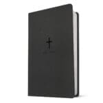 NLT Black Cross Imitation Leather Filament Premium Value Thinline Bible Large Print - Image 8
