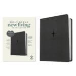 NLT Black Cross Imitation Leather Filament Premium Value Thinline Bible Large Print - Image 9