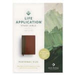 NLT Brown Imitation Leather Personal Size Life Application Study Bible Third Edition - Image 2