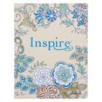 NLT Cream Floral Paperback Inspire Filament-Enabled Bible - Image 29