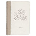 KJV White Faux Leather Mini Pocket Bible - Image 6