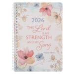 2026 Diary - Daily Planner - The Lord Is My Strength and My Song - Wirebound - Image 7