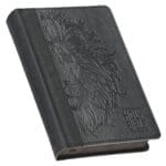KJV Grey Lion Faux Leather Compact Bible - Image 10
