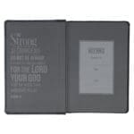 KJV Grey Lion Faux Leather Compact Bible - Image 11