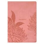 The Message Dusty Pink Floral Imitation Leather Deluxe Gift Bible Large Print - Image 3
