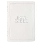 KJV White Faux Leather Thinline Large Print Bible With Thumb Indexing - Image 28