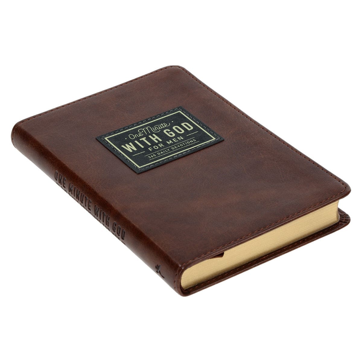 9781642728422_feature1 One Minute With God For Men: 365 Daily Devotions (Faux Leather) - Image 12