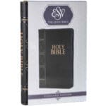 ESV Black Faux Leather Standard Bible Thumb Indexed With Zip - Image 32