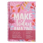 2026 Diary - Daily Planner - Inspirational - Make Today Amazing - Wirebound - Image 7