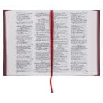 NKJV Burgundy Hardcover Bible - Image 9
